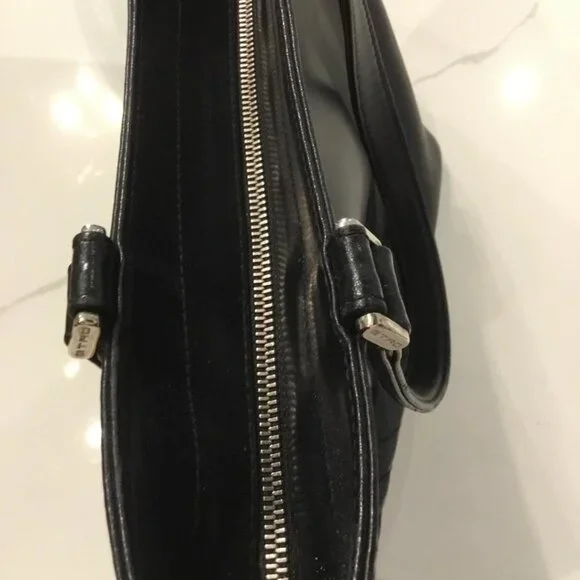 Etro Black Leather Shoulder Bag - Picture 6 of 12